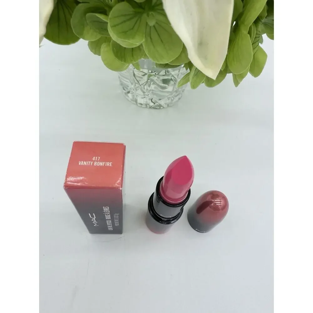 MAC Love Me Lipstick Vanity Bonfire 417 New in Box 0.1oz / 3g